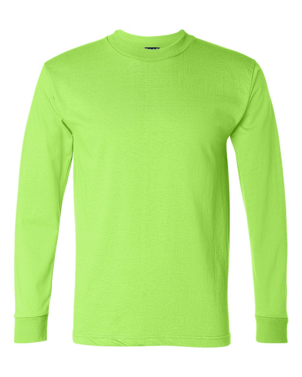 Crew Shirt Union Made Long Sleeve | Lime Green | Made In USA