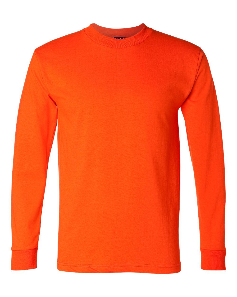 Crew Shirt Union Made Long Sleeve | Orange | Made In USA