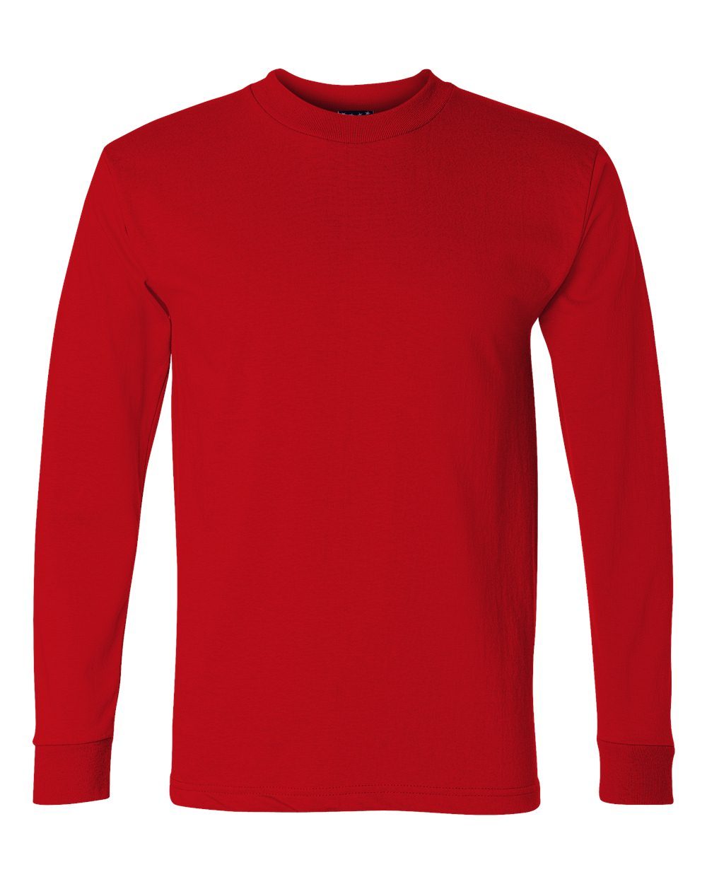 Crew Shirt Union Made Long Sleeve | Red | Made In USA