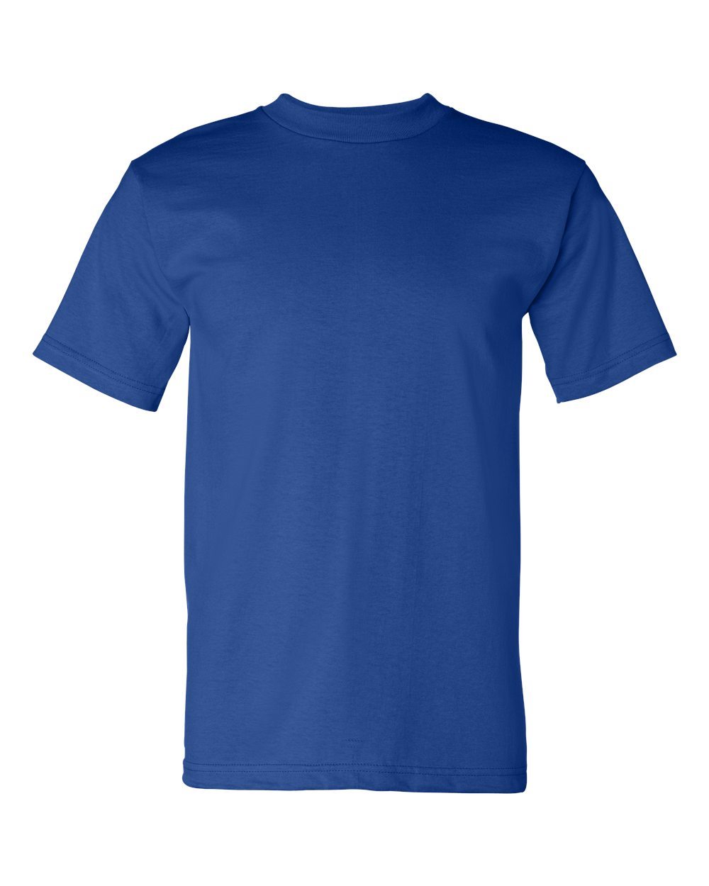 Fine Jersey Crew Shirt | Royal Blue | 6 Pack